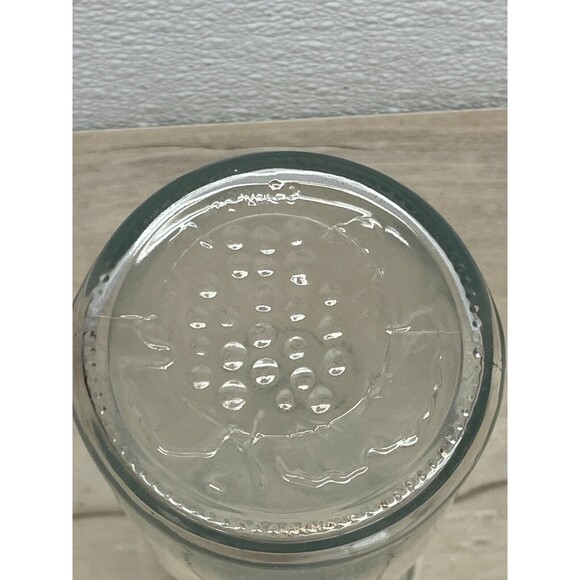 Vtg Carafe 1/2 Litre 16.9oz Clear Glass For Juice Wine Water Made In Mexico - Picture 3 of 6